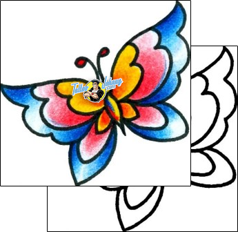 Butterfly Tattoo insects-butterfly-tattoos-captain-black-bkf-00445