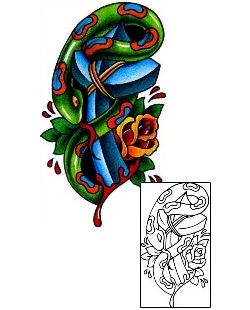 Reptile Tattoo Tattoo Styles tattoo | BKF-00455