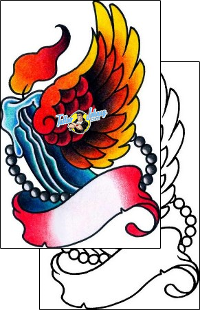 Wings Tattoo for-women-wings-tattoos-captain-black-bkf-00481