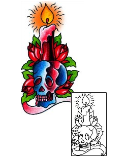 Candle Tattoo Tattoo Styles tattoo | BKF-00488