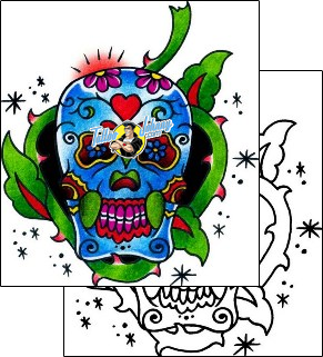 Mexican Tattoo ethnic-mexican-tattoos-captain-black-bkf-00507