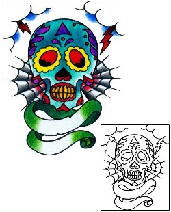 Day of the Dead Tattoo Tattoo Styles tattoo | BKF-00514
