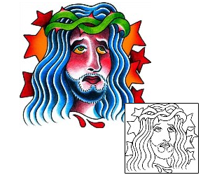 Jesus Tattoo Tattoo Styles tattoo | BKF-00515