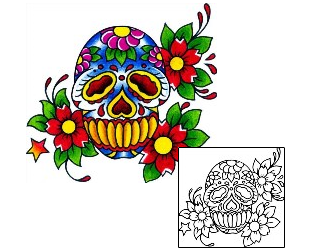 Day of the Dead Tattoo Tattoo Styles tattoo | BKF-00522