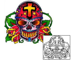 Day of the Dead Tattoo Tattoo Styles tattoo | BKF-00524