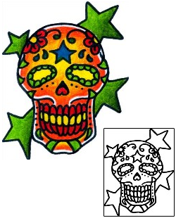 Day of the Dead Tattoo Tattoo Styles tattoo | BKF-00526