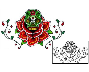 Day of the Dead Tattoo Tattoo Styles tattoo | BKF-00532