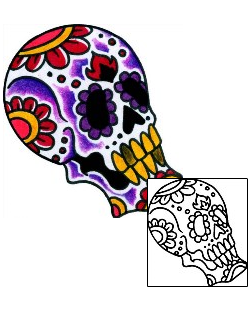 Day of the Dead Tattoo Tattoo Styles tattoo | BKF-00535