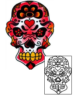 Day of the Dead Tattoo Tattoo Styles tattoo | BKF-00536