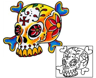 Day of the Dead Tattoo Tattoo Styles tattoo | BKF-00537