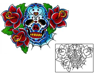 Day of the Dead Tattoo Tattoo Styles tattoo | BKF-00539