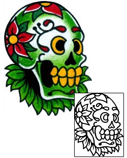 Day of the Dead Tattoo Tattoo Styles tattoo | BKF-00540