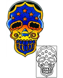 Day of the Dead Tattoo Tattoo Styles tattoo | BKF-00571