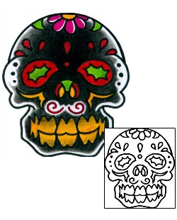 Day of the Dead Tattoo Tattoo Styles tattoo | BKF-00572