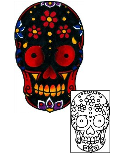 Day of the Dead Tattoo Tattoo Styles tattoo | BKF-00574