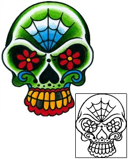 Day of the Dead Tattoo Tattoo Styles tattoo | BKF-00575