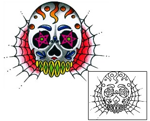 Day of the Dead Tattoo Tattoo Styles tattoo | BKF-00576