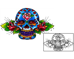 Day of the Dead Tattoo Tattoo Styles tattoo | BKF-00577