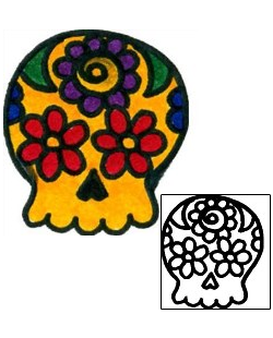 Day of the Dead Tattoo Tattoo Styles tattoo | BKF-00578