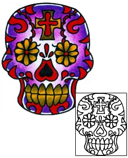 Day of the Dead Tattoo Tattoo Styles tattoo | BKF-00579