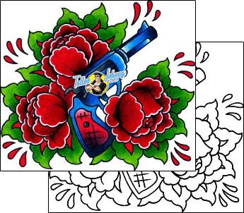 Flower Tattoo flower-tattoos-captain-black-bkf-00586