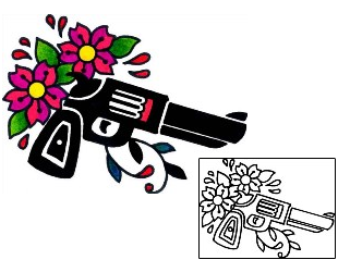 Gun Tattoo Tattoo Styles tattoo | BKF-00588