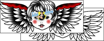 Wings Tattoo for-women-wings-tattoos-captain-black-bkf-00604
