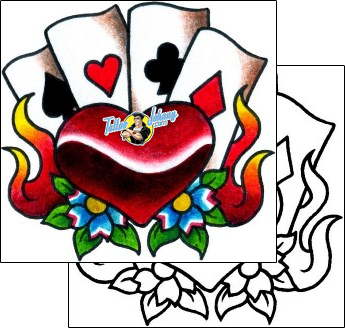 Heart Tattoo for-women-heart-tattoos-captain-black-bkf-00613