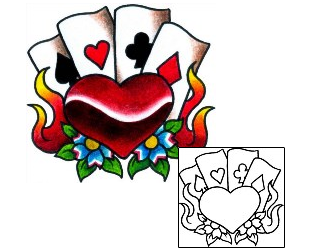 Card Tattoo Tattoo Styles tattoo | BKF-00613