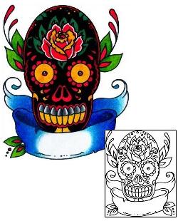 Day of the Dead Tattoo Tattoo Styles tattoo | BKF-00622