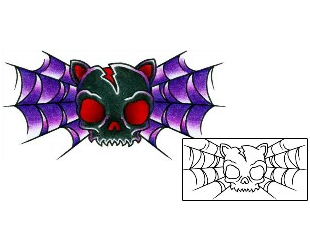 Spider Web Tattoo Tattoo Styles tattoo | BKF-00631
