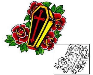 Coffin Tattoo Tattoo Styles tattoo | BKF-00641