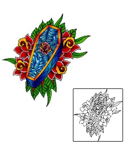 Coffin Tattoo Tattoo Styles tattoo | BKF-00642