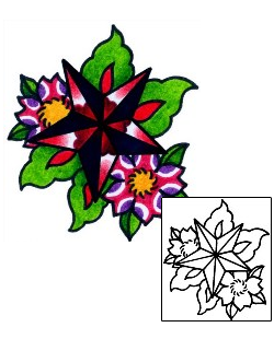 Nautical Star Tattoo Tattoo Styles tattoo | BKF-00656