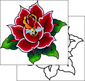 Rose Tattoo plant-life-rose-tattoos-captain-black-bkf-00664