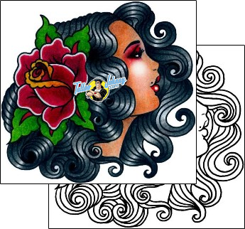 Woman Tattoo for-men-woman-tattoos-captain-black-bkf-00672