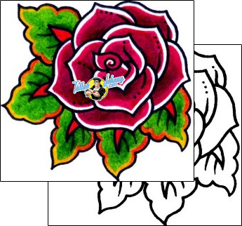 Rose Tattoo plant-life-rose-tattoos-captain-black-bkf-00676