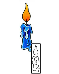 Candle Tattoo Tattoo Styles tattoo | BKF-00697