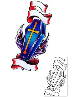 Coffin Tattoo Tattoo Styles tattoo | BKF-00705