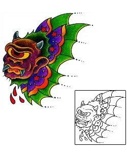 Devil - Demon Tattoo Tattoo Styles tattoo | BKF-00744