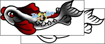 Fish Tattoo fish-tattoos-captain-black-bkf-00745