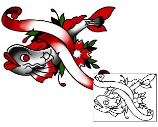 Fish Tattoo Tattoo Styles tattoo | BKF-00755