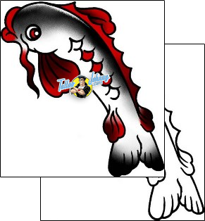 Fish Tattoo fish-tattoos-captain-black-bkf-00765