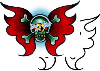 Wings Tattoo for-women-wings-tattoos-captain-black-bkf-00824