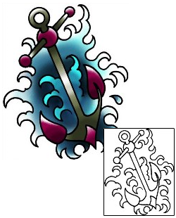 Anchor Tattoo Tattoo Styles tattoo | BKF-00839