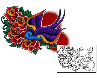 Swallow Tattoo Tattoo Styles tattoo | BKF-00846