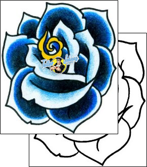 Rose Tattoo plant-life-rose-tattoos-captain-black-bkf-00850