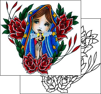 Mary Tattoo religious-and-spiritual-mary-tattoos-captain-black-bkf-00877