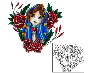 Mary Tattoo Tattoo Styles tattoo | BKF-00877