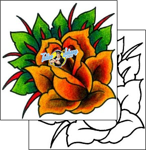 Rose Tattoo plant-life-rose-tattoos-captain-black-bkf-00887